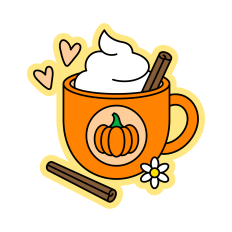 Pumpkin Spice Latte SVG | Fall SVG | Fall Clipart
