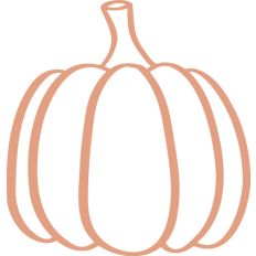 Pumpkin Simple Outline
