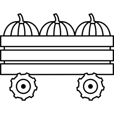 Pumpkin Crate Outline