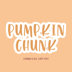Pumpkin Chunk Sans Font
