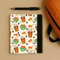 Pumpkin composition-notebook back design