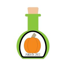 Pumpkin Juice Potion Bottle with Printable Label