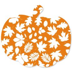 Pumpkin full of leaves