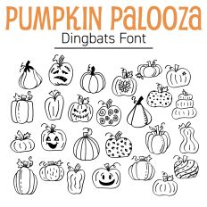 Pumpkin Palooza Dingbats Font
