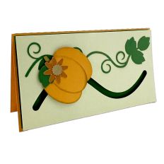 Pumpkin Vine Mini Slimline Glide Card