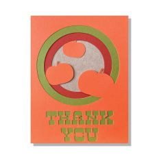 Pumpkin Cirlces Layered Card SVG Cut File