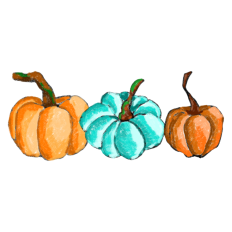 Pumpkin Cluster Sticker