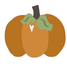 Pumpkin layered cut