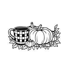 Pumpkins and coffee
