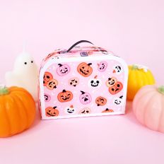 Halloween Pink Jack-o-lantern Lunch Box
