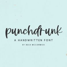 Punchdrunk Script Font