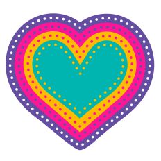 Punched Edge Nested Hearts