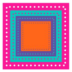 Punched Edge Nested Squares Set