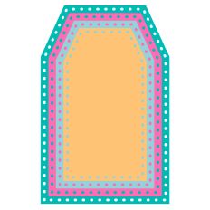 Punched Edge Nested Luggage Tags