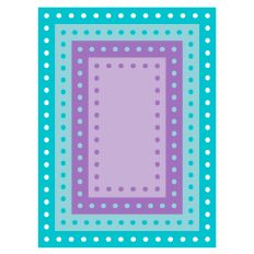 Punched Edge Nested Rectangles
