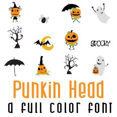 Punkin Head Full Color Font