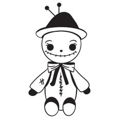 Voodoo Puppet Doll - Halloween Design