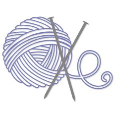 Ball of Yarn with Knitting Needles
