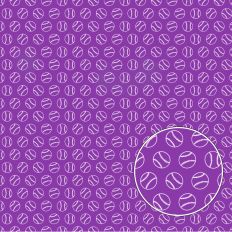 Purple Baseball Background Pattern