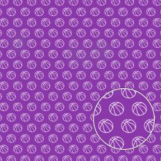 Purple Basketball Background Pattern