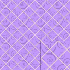 Purple Lattice Spring Daisies Digital Pattern
