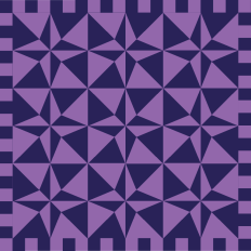 Purple Pizazz Pinwheel Quilt Block - Printable Pattern