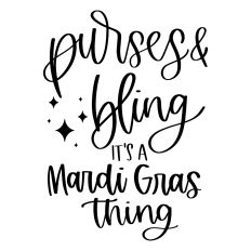 Purses and Bling It's a Mardi Gras Thing