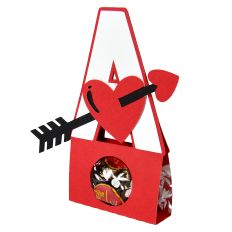 A Valentine – Arrow - Alphabet Letter Candy Holder