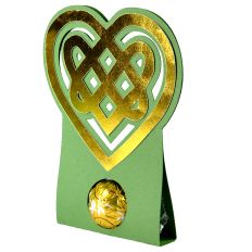 Celtic Heart Tummy Candy Holder