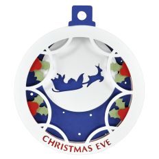 Christmas Eve Santa - Shadow Box Ornament