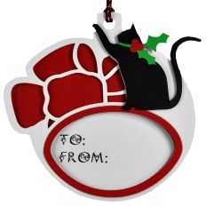 Christmas Kitty – Shadow Box Ornament/Tag