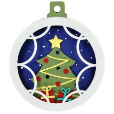 Christmas Tree Shadow Box Ornament
