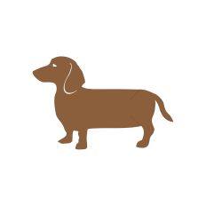 Dachshund Dog Embroidery Thread Floss Bobbin