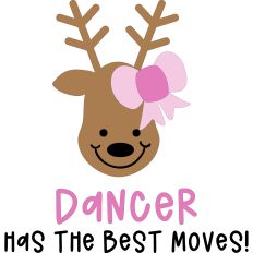 Dancer Has the Best Moves Reindeer