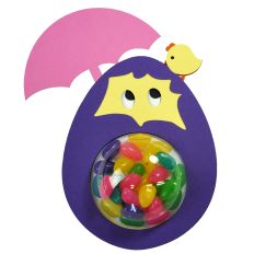 Easter Chick Hatching - Candy Dome Card