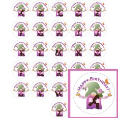 Gnomess Alphabet Birthday Stickers 