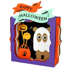 Halloween Dress Up Illuminated Gift Card Box