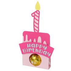 Happy 1st Birthday - Tummy Candy Holder