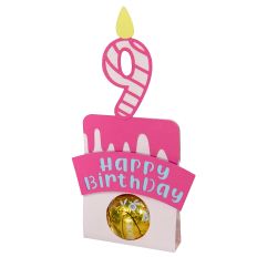 Happy 9th Birthday - Tummy Candy Holder