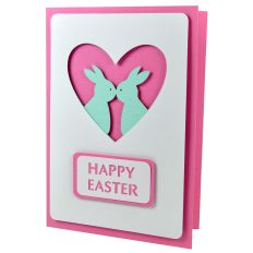 Happy Easter Bunnies - Layered Stencil Card