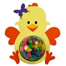 Happy Easter Chick - Candy Dome Card