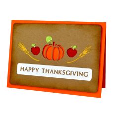 Happy Thanksgiving Harvest – Layered Stencil Card  