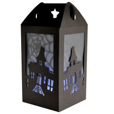 Haunted House Layered Lantern