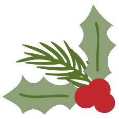 Holly Corner Ornament