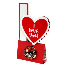 I Valentine – I Love You - Alphabet Letter Candy Holder