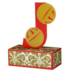 J - 3D Christmas Alphabet Letter