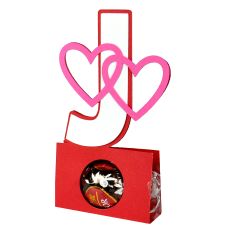 J Valentine – Joined Hearts - Alphabet Letter Candy Holder