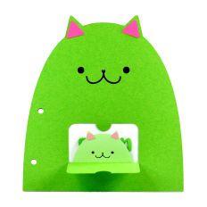 Kitty Colors Green - Baby Interactive Book Page