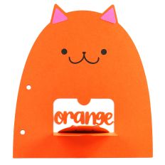 Kitty Colors Orange - Baby Interactive Book Page