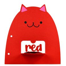 Kitty Colors Red - Baby Interactive Book Page